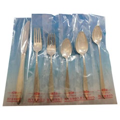 Retro Gossamer by Gorham Sterling Silver Flatware Set for 8 Service 55 Pieces New