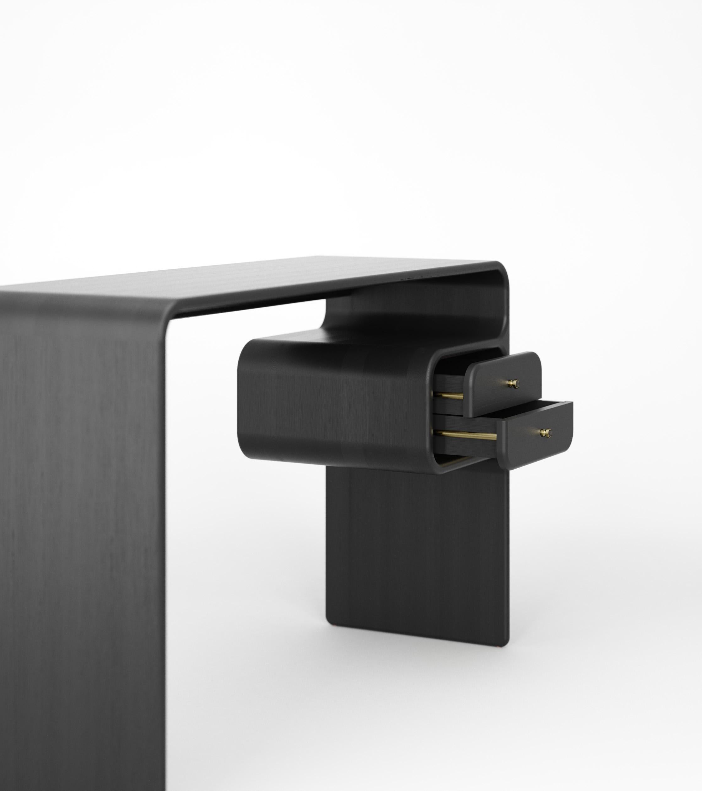 Gossamer-Schreibtisch aus ebonisierter Esche von Objects & Ideas (Kanadisch) im Angebot
