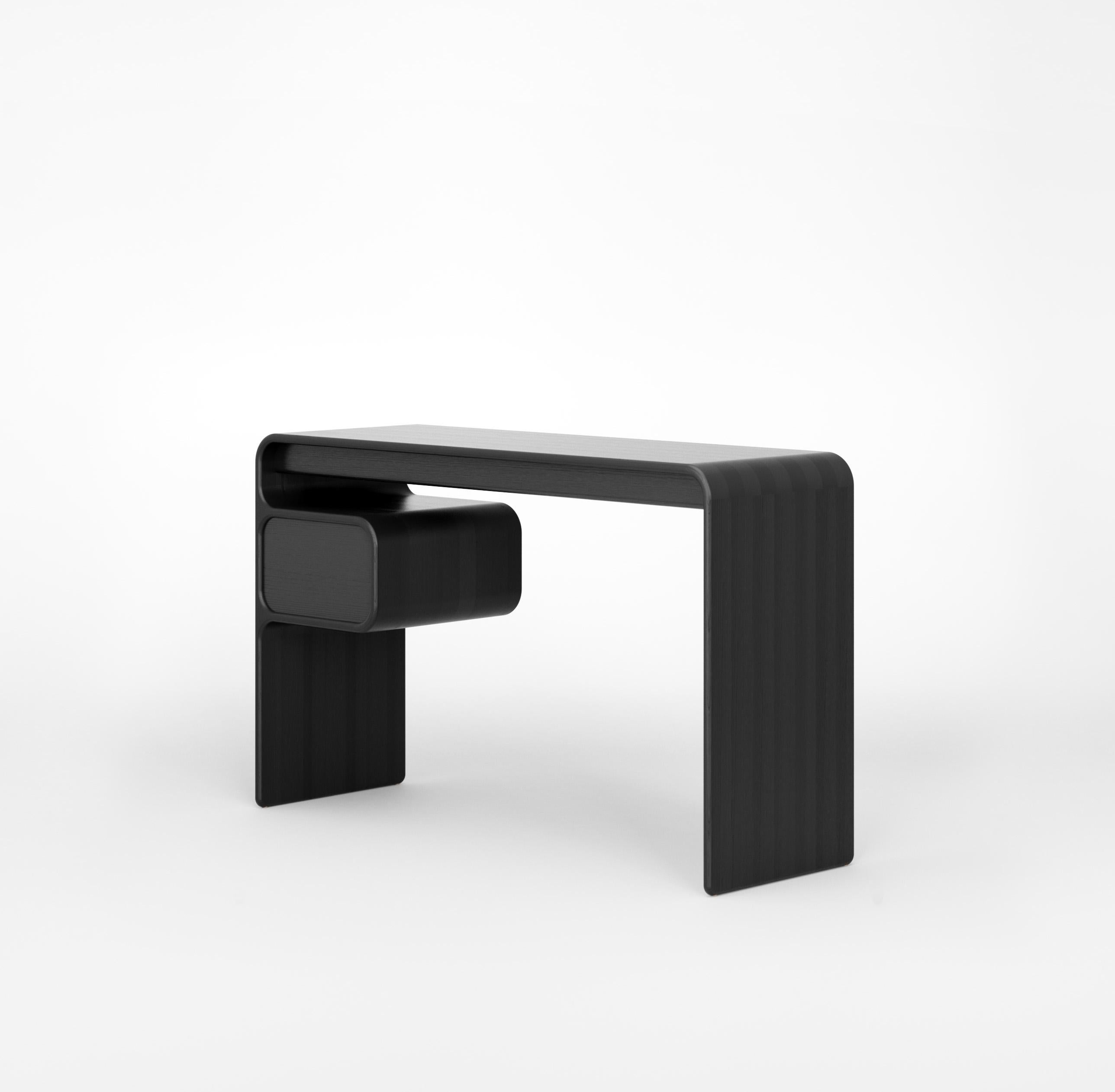 Gossamer-Schreibtisch aus ebonisierter Esche von Objects & Ideas (Ebonisiert) im Angebot