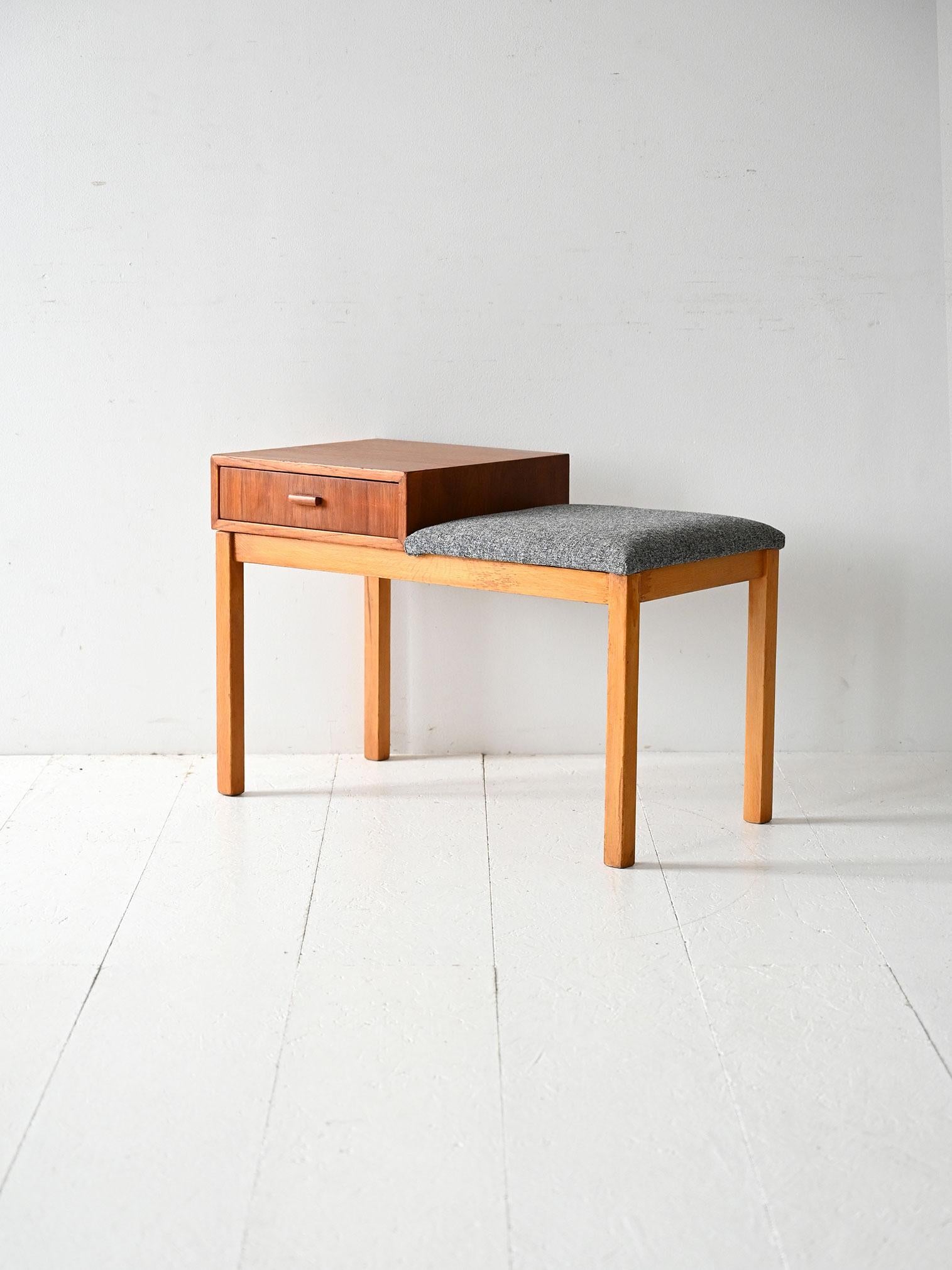 Swedish Chaise de commère scandinave de Svenska Kompaniet en vente