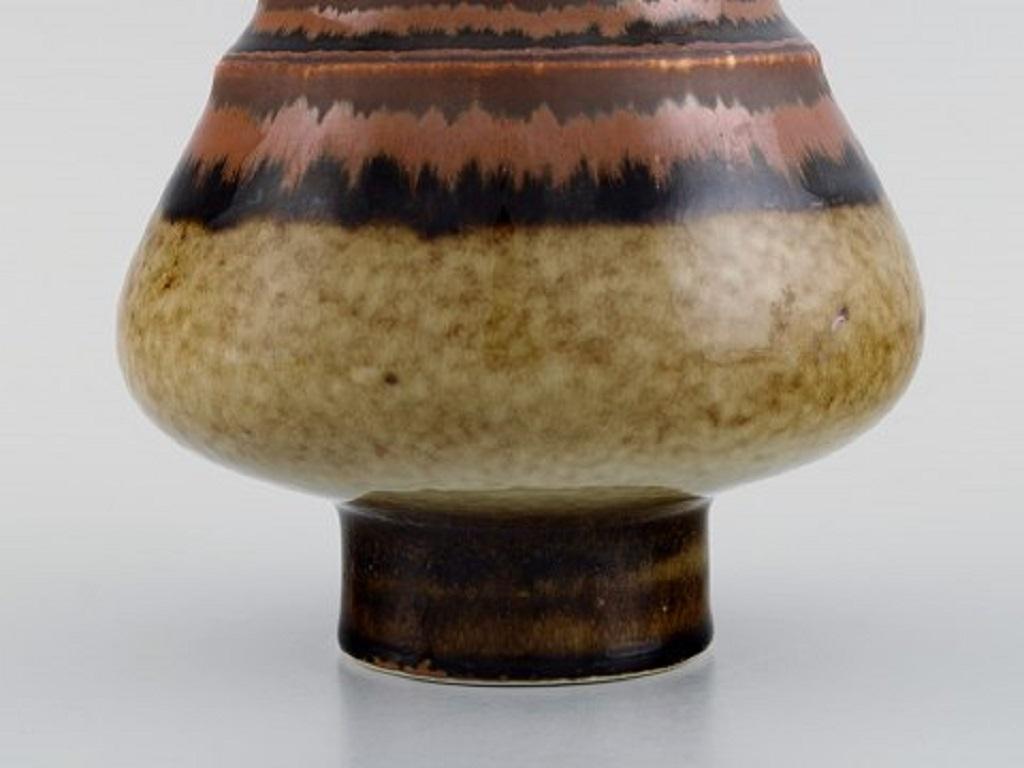 Swedish Gösta Andersson for Rörstrand, Vase in Glazed Ceramics, Mid-20th Century