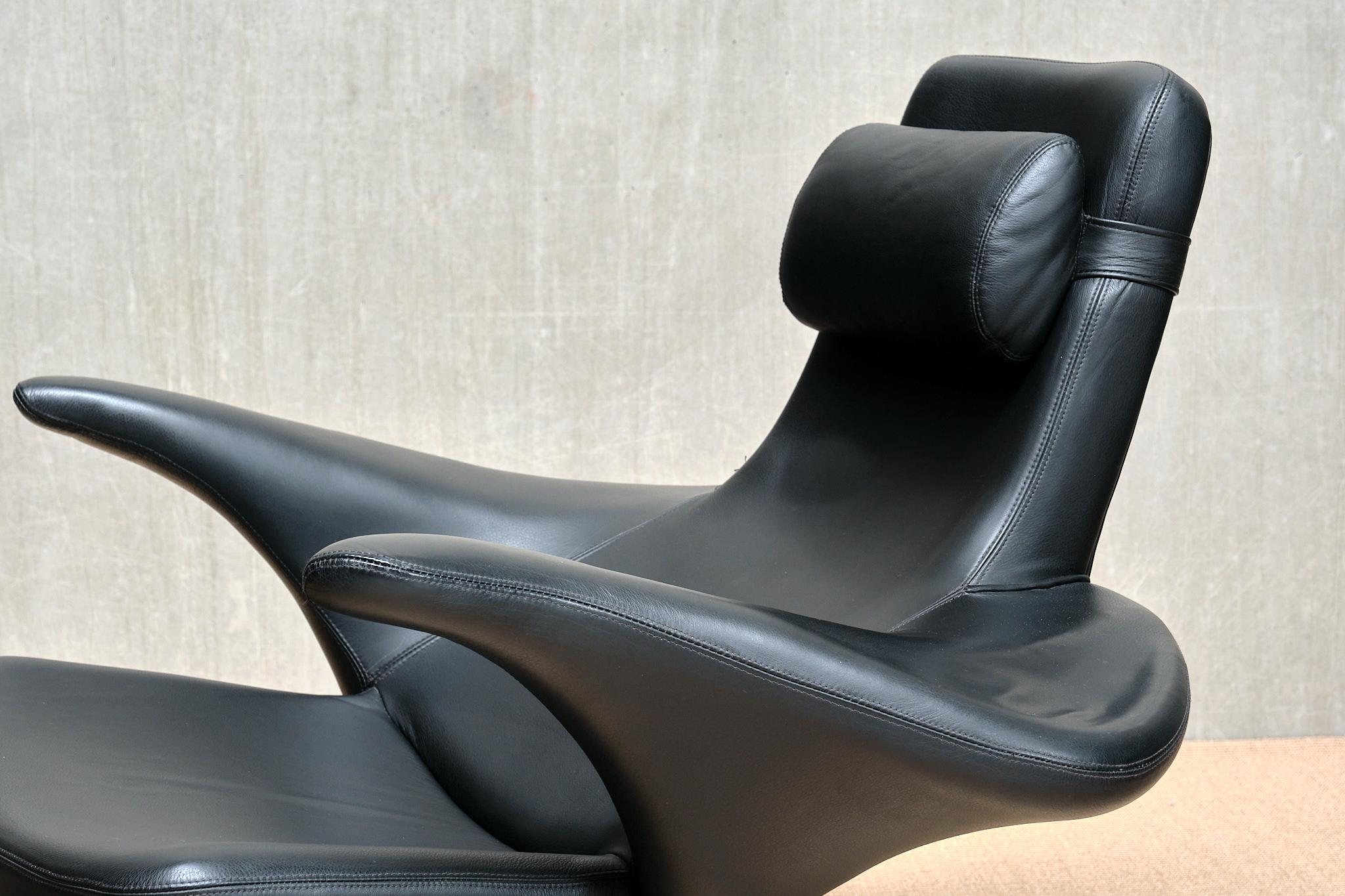 Gosta Berg & Stenerik Eriksson 'Seagull' Chair with Stool, Fritz Hansen, 1960s For Sale 11
