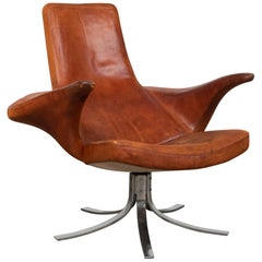 Gosta Berg & Stenerik Eriksson 'Seagull' Swivel Chair for Fritz Hansen