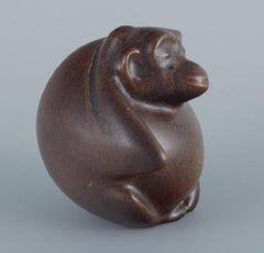Gösta Grähs for Rörstrand, Monkey in Ceramic, 1980s