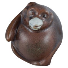 Retro Gösta Grähs for Rörstrand, Monkey in Ceramic, 1980s