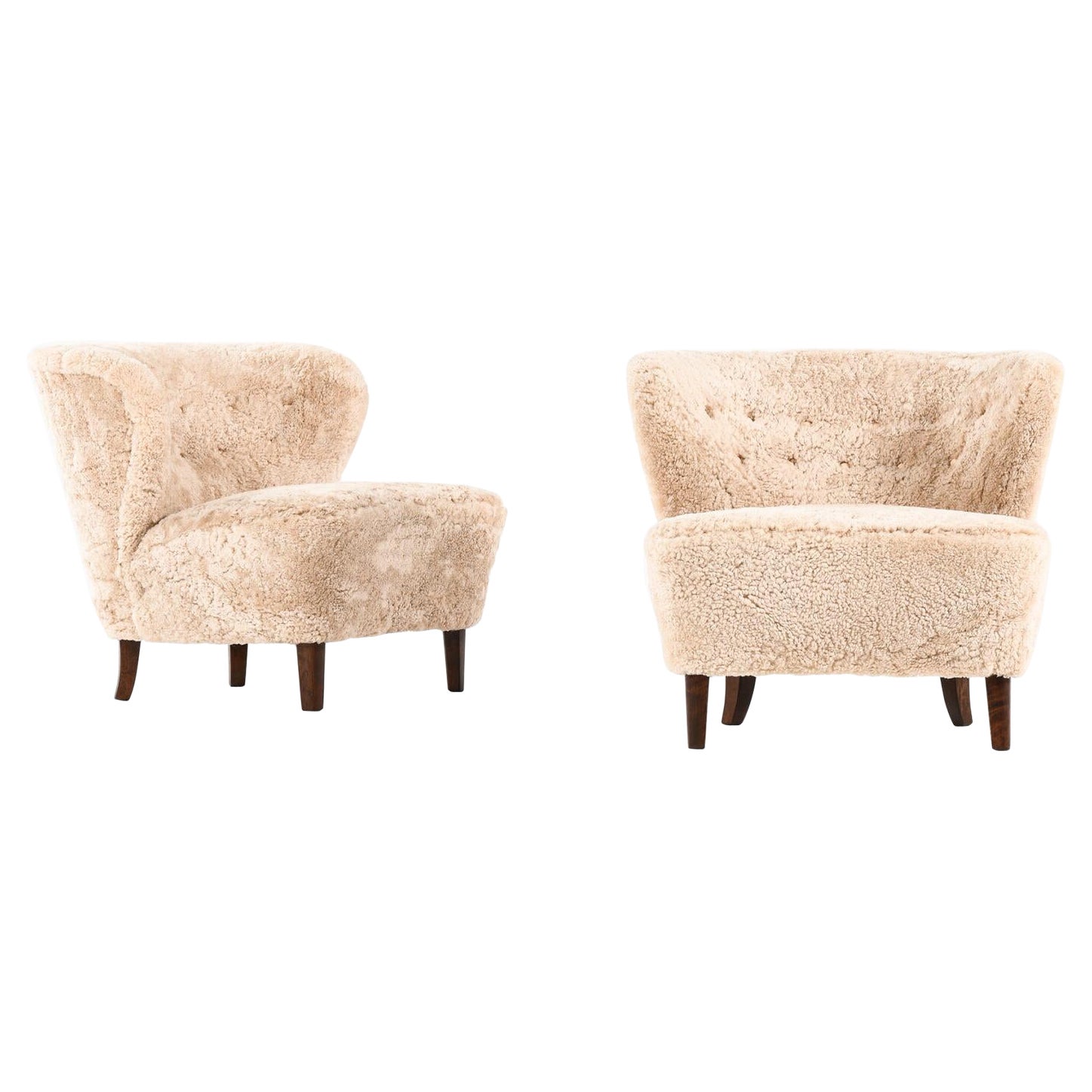 Fauteuils Gsta Jonsson fabriqués à Jnkping, Suède