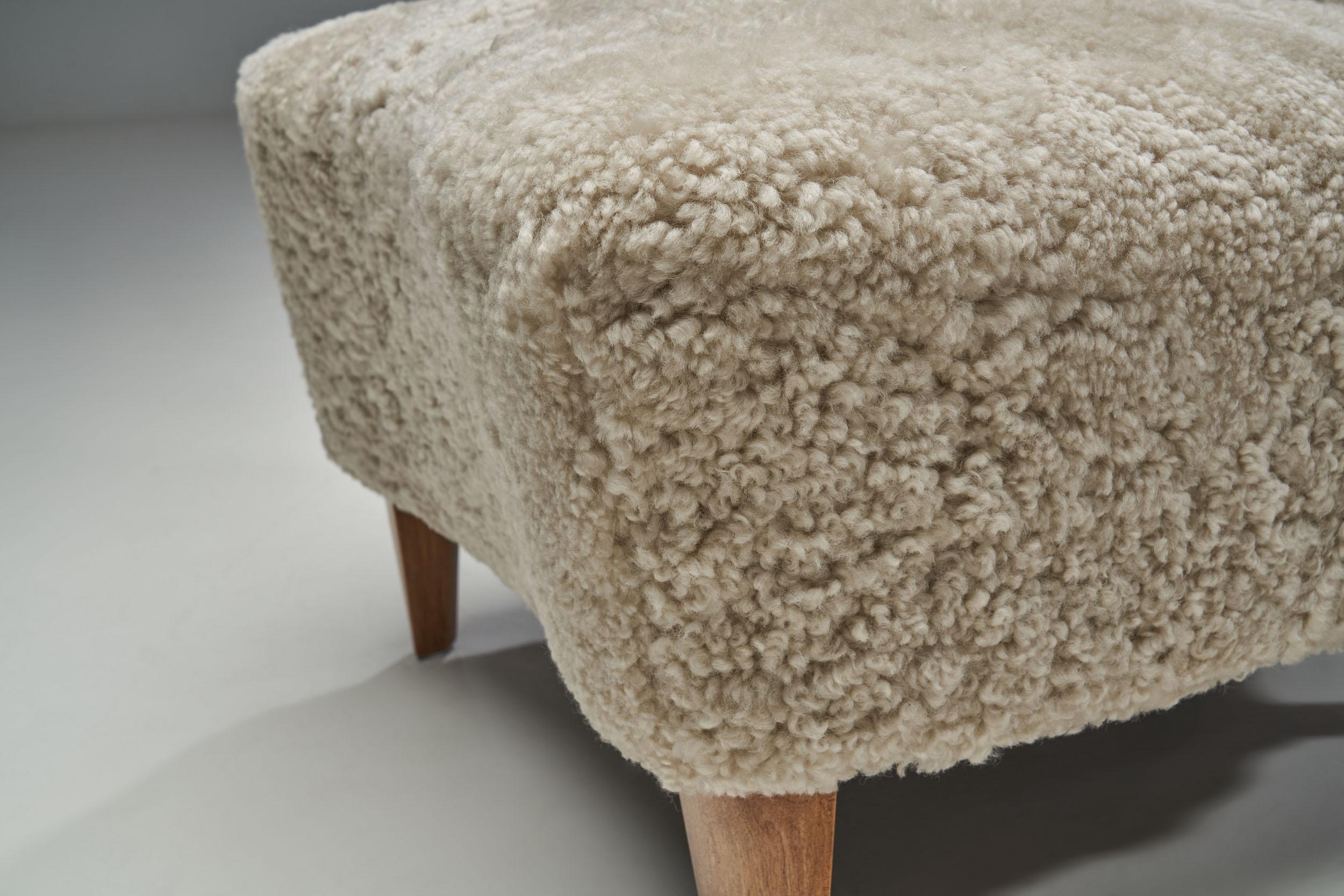 Gösta Jonsson Lounge Chair from Jönköping, Sweden 1940s en venta 4