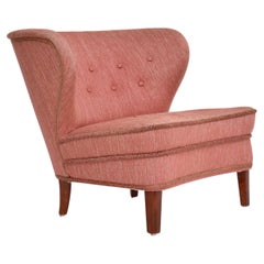 Vintage Gösta Jonsson lounge chair , Swedish modern 1940