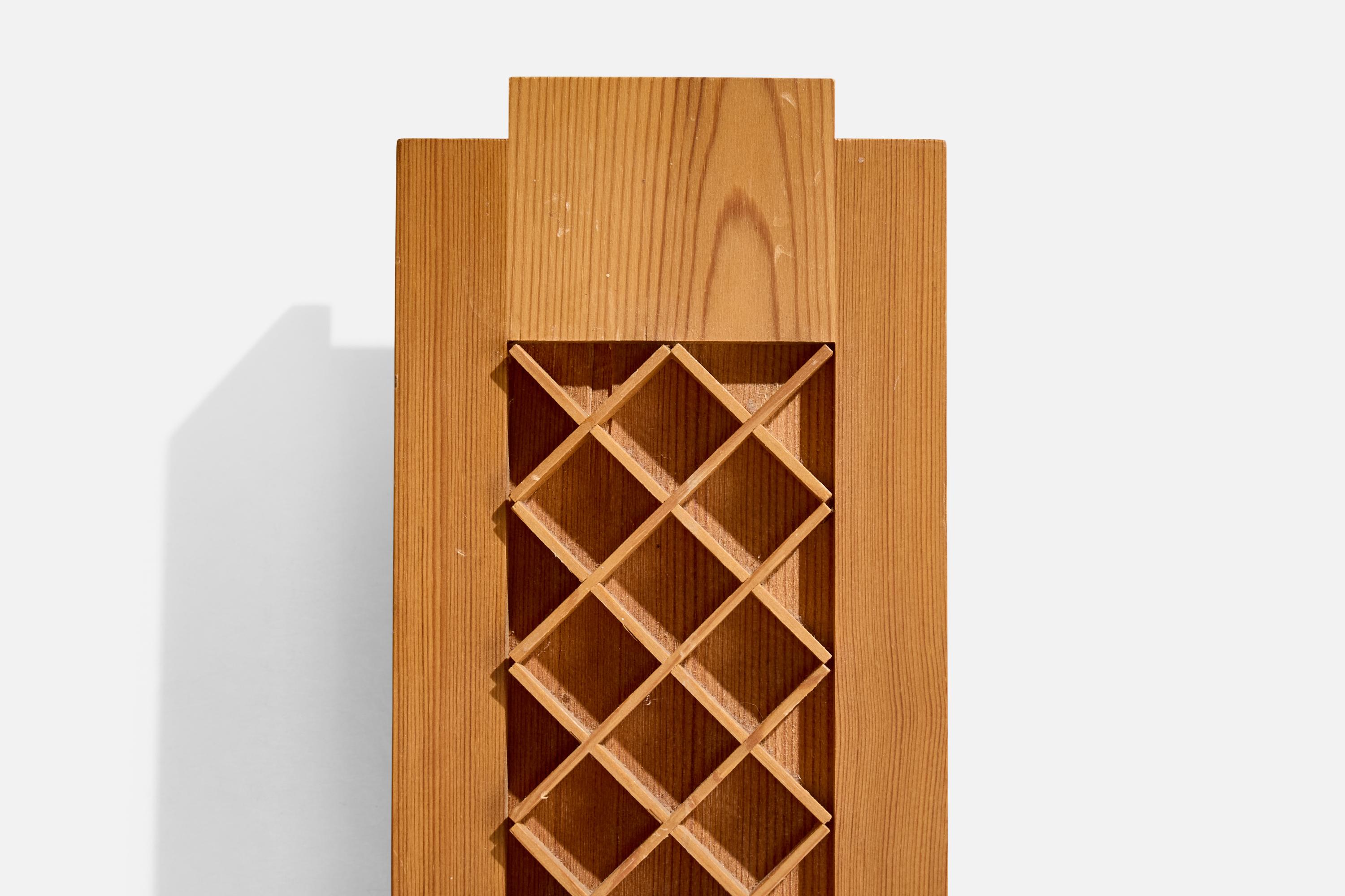 Gösta Känngård, Aplique, Pino, Suecia, 1970s en Bueno estado para la venta en High Point, NC