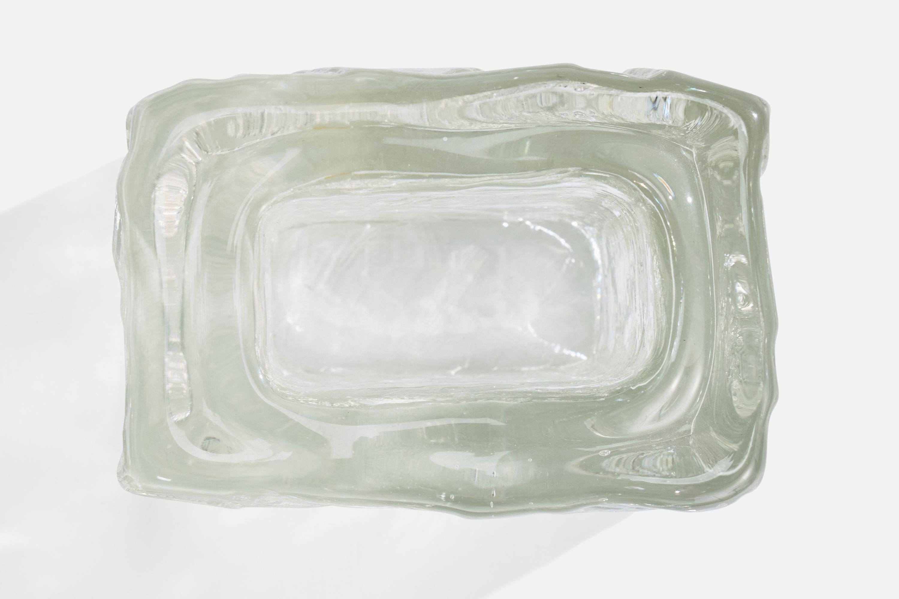 Metà XX secolo Göte Augustsson, Vaso, Vetro, Svezia, anni '60 in vendita