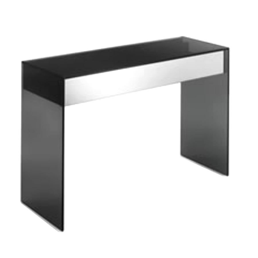 Moderne Console gothique noire, conçue par Leonardi & Marinelli, fabriquée en Italie en vente