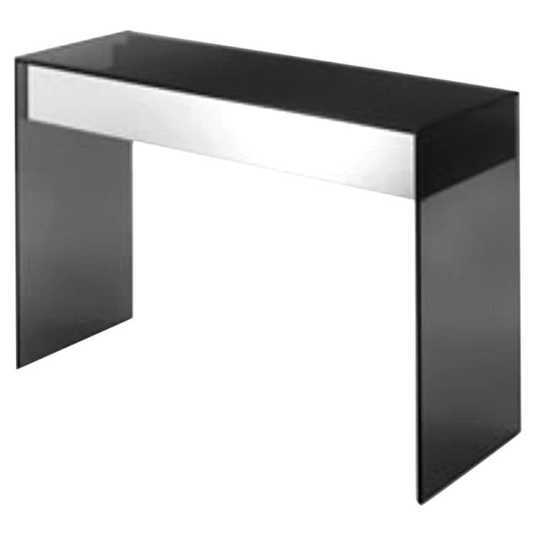 Gotham Black Console Table, Designed by Leonardi & Marinelli, Made in Italy For Sale