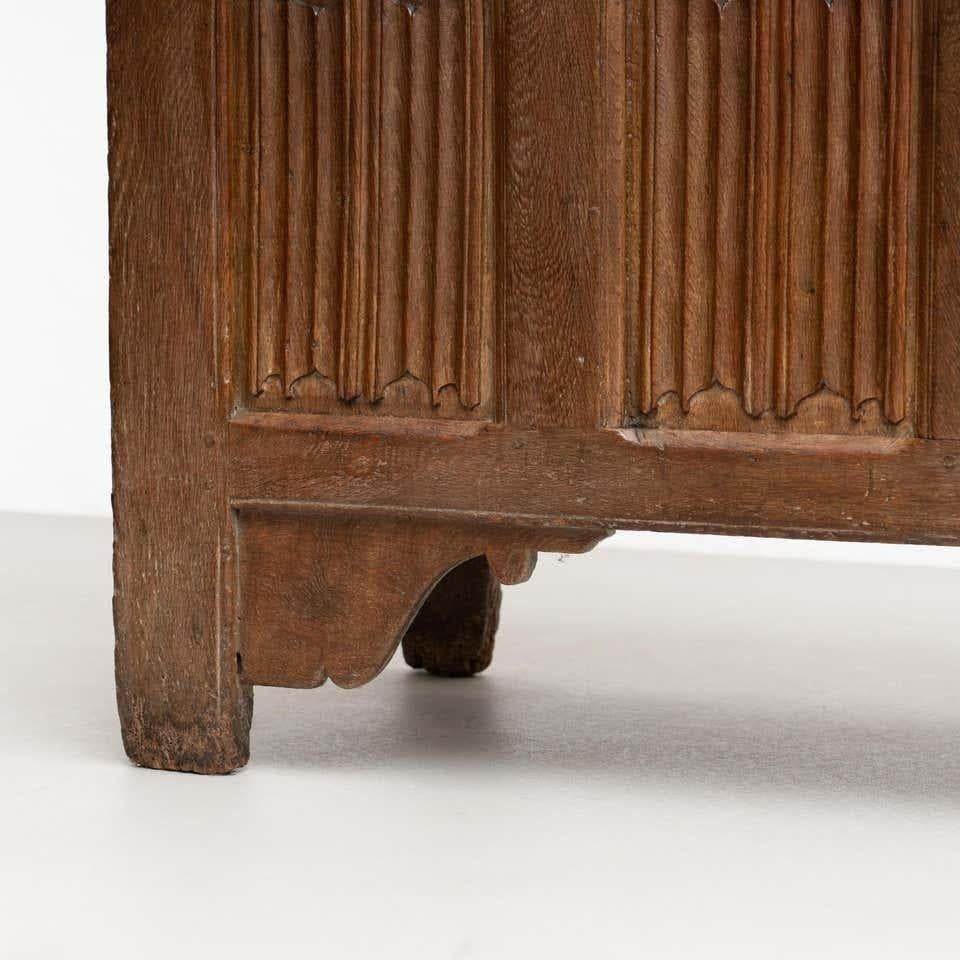 Arqueta Gótica de Madera del Siglo XVI Roble en venta