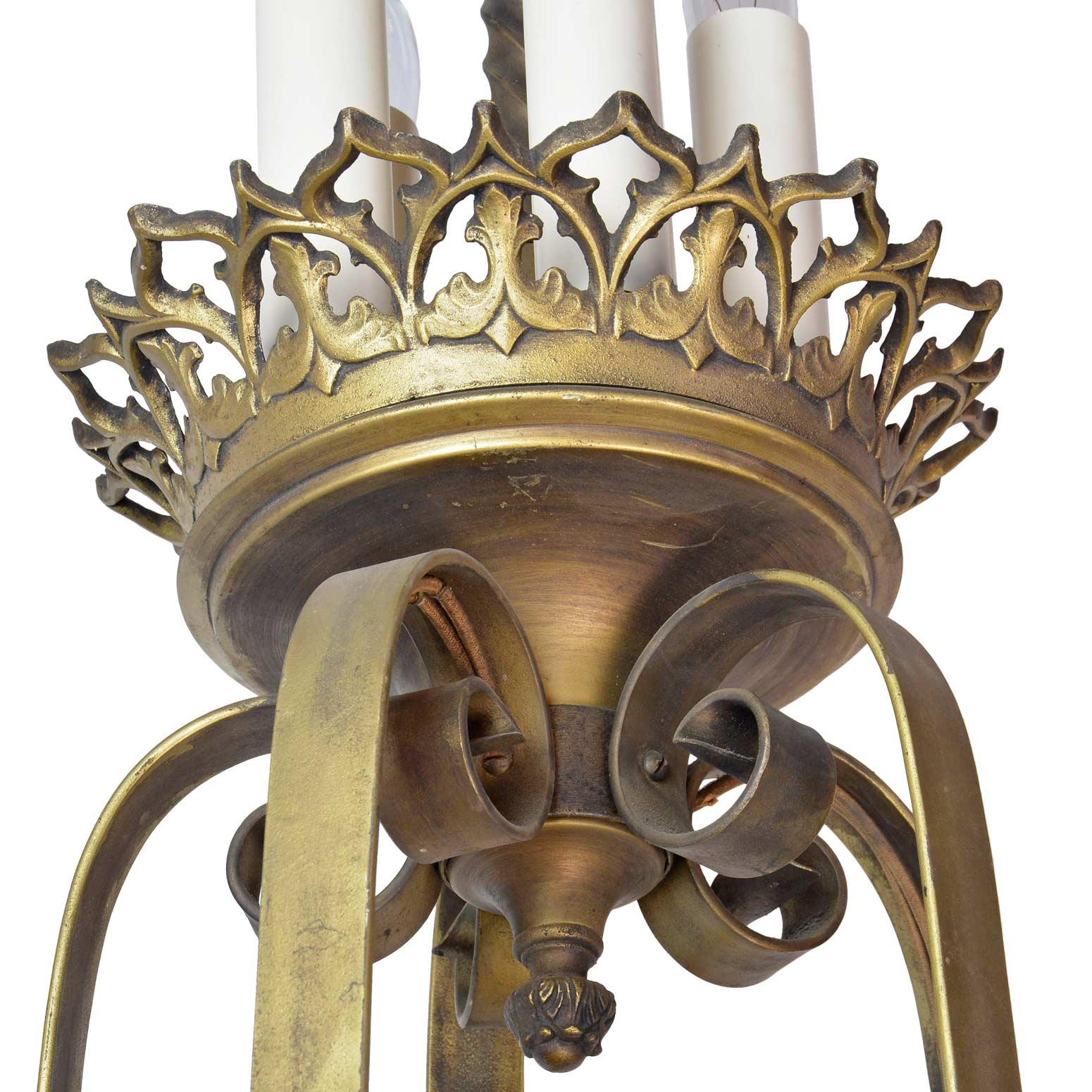North American Gothic 20-Candle Tiered Chandelier