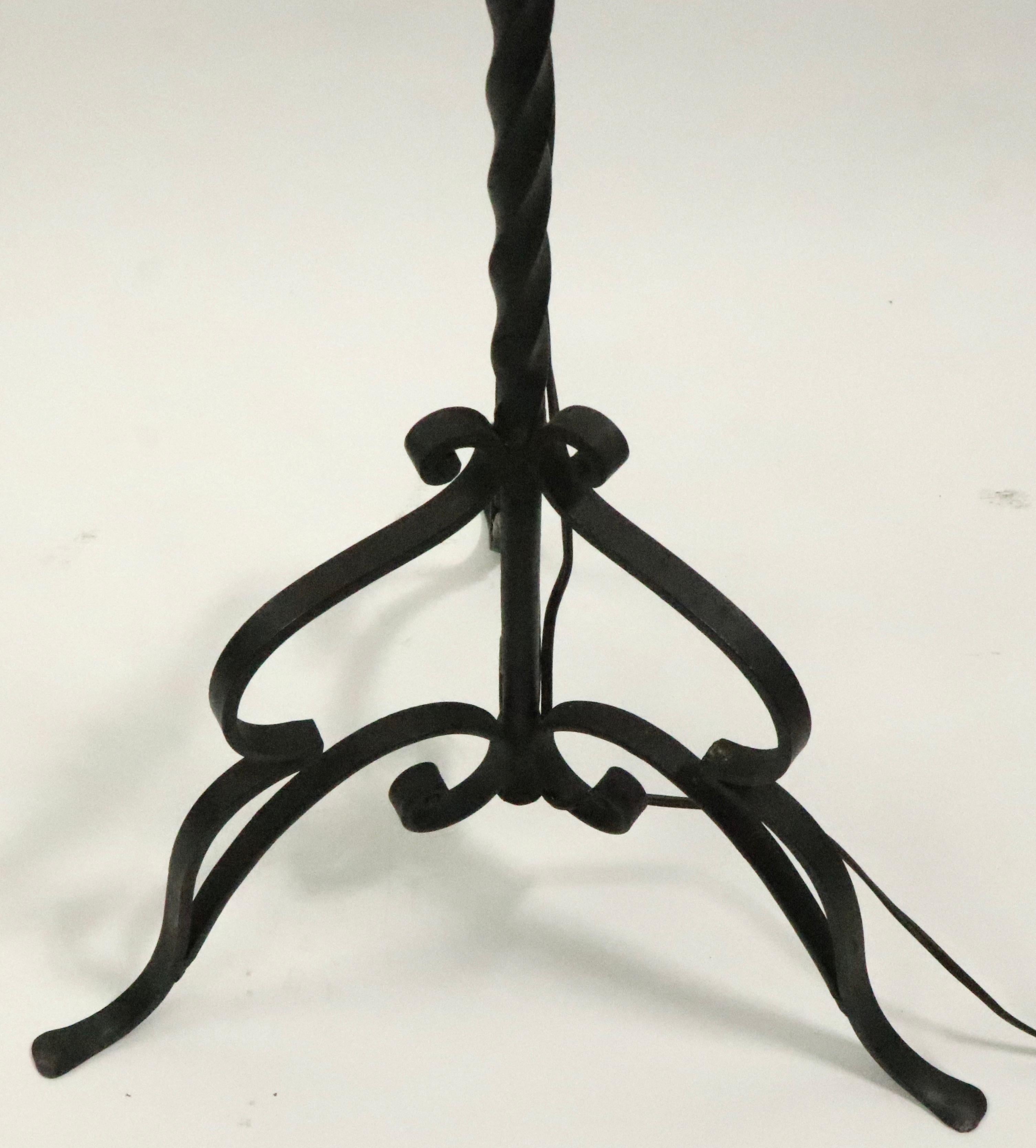 American Gothic Arts & Crafts, Wrought Iron Bible, Bookstand, Lecturn, Maitre D Stand For Sale