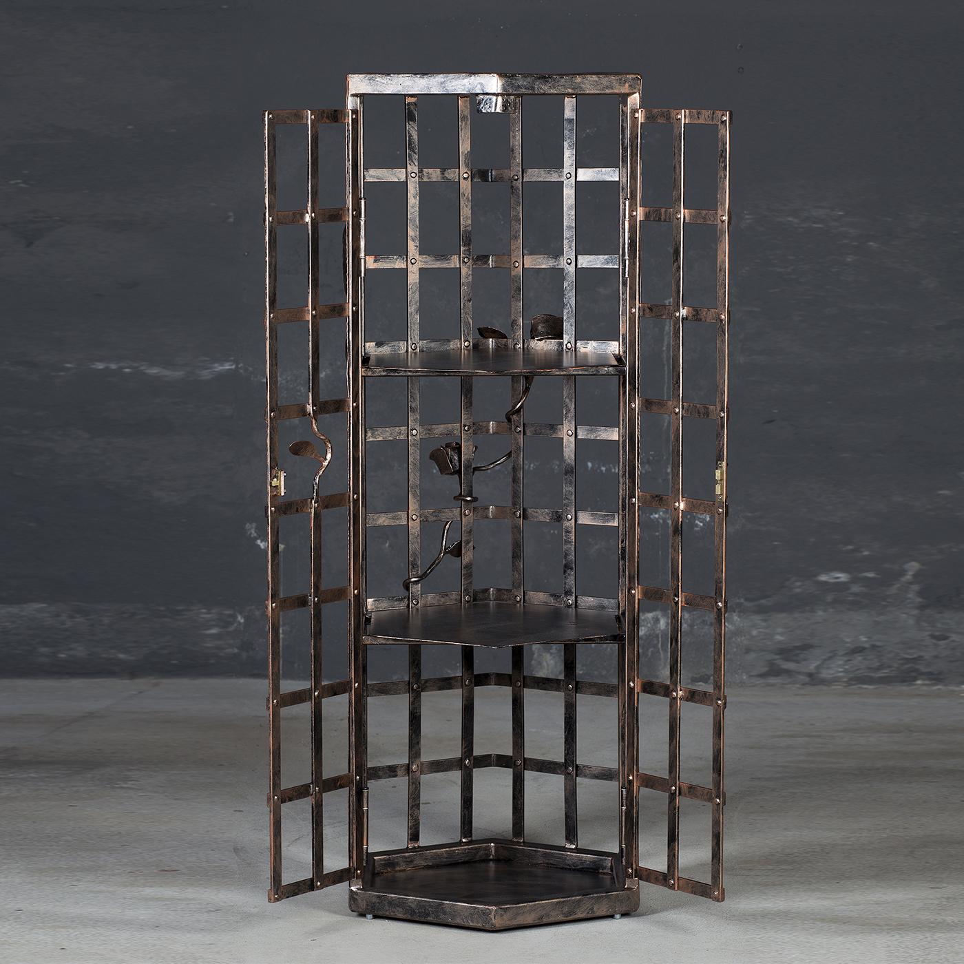 Contemporary Gothic Bar Cabinet For Sale