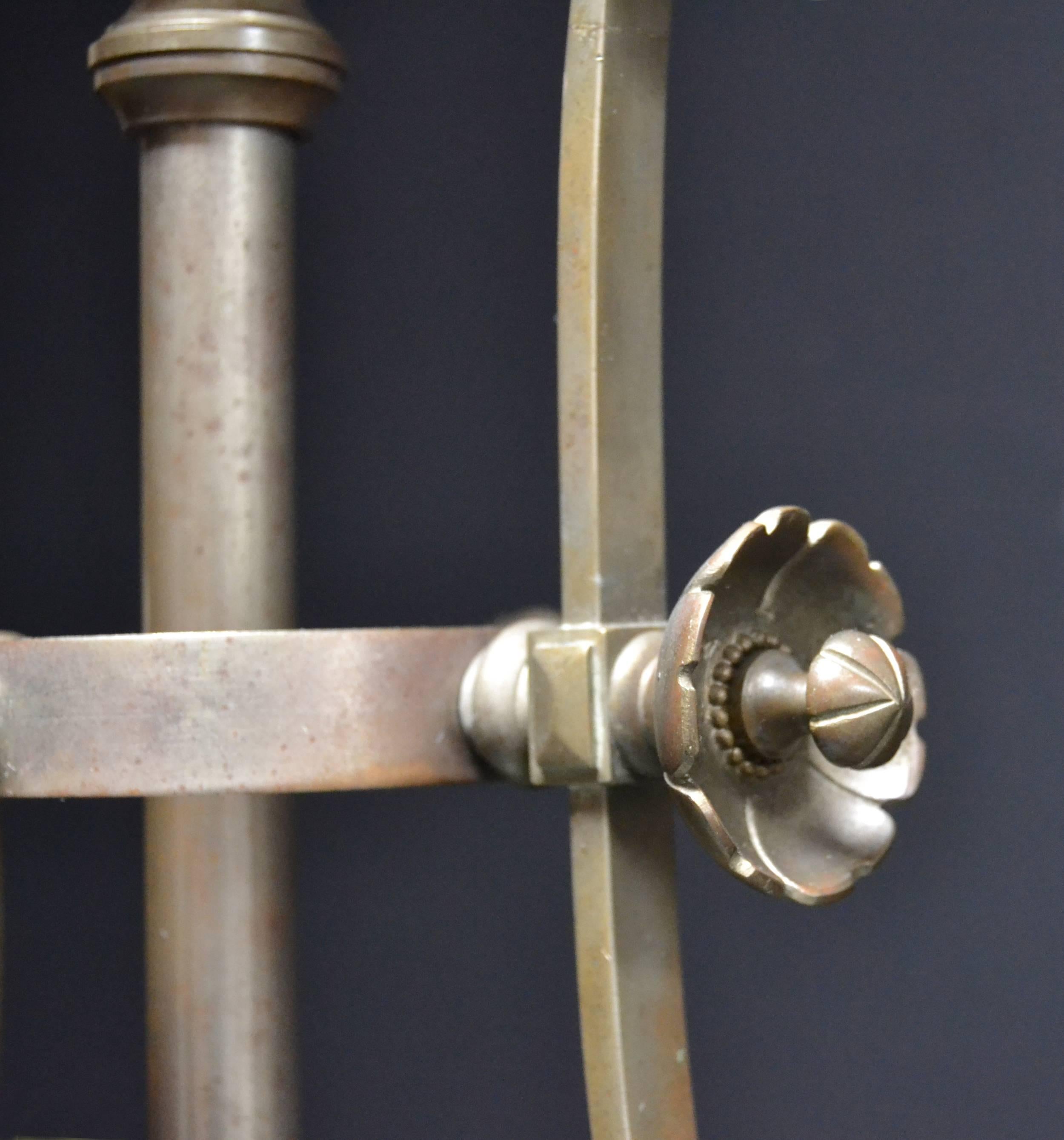 Gothic Billiard Snooker Pool Lamp Light Brass English Victorian, 1890 For Sale 2