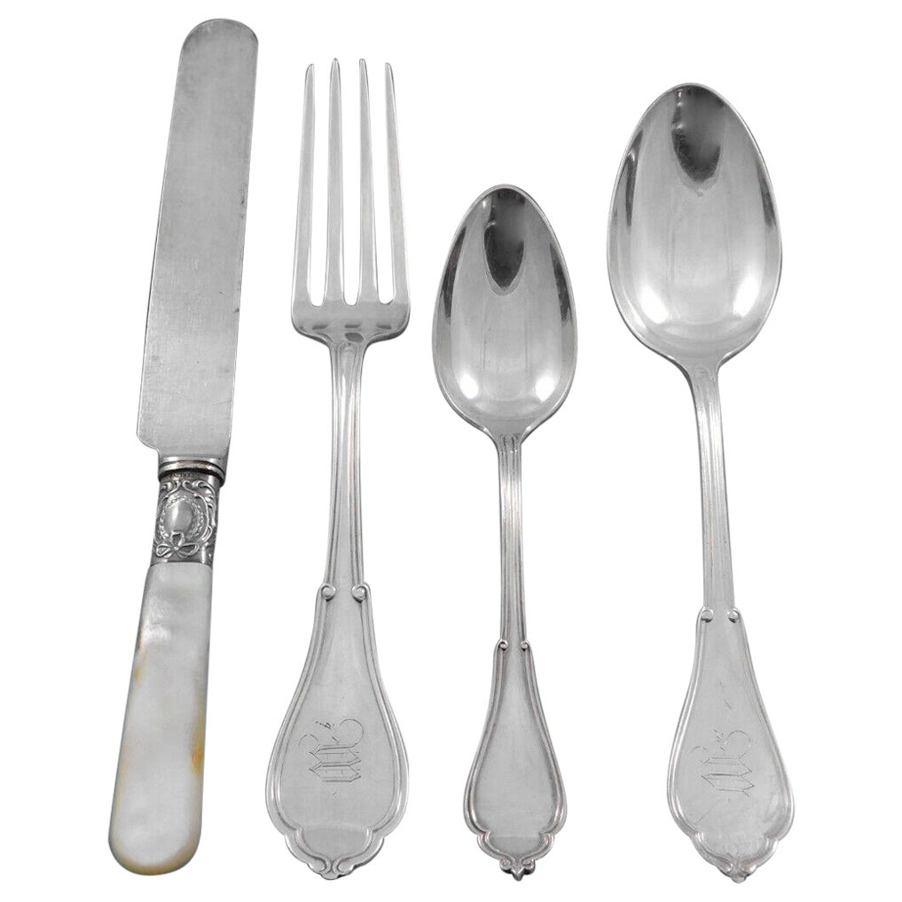Gothic by Vanderslice Set di posate in argento sterling 43 pezzi California in vendita