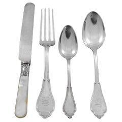 Gothic by Vanderslice Sterling Silver Flatware Set 43 pieces California