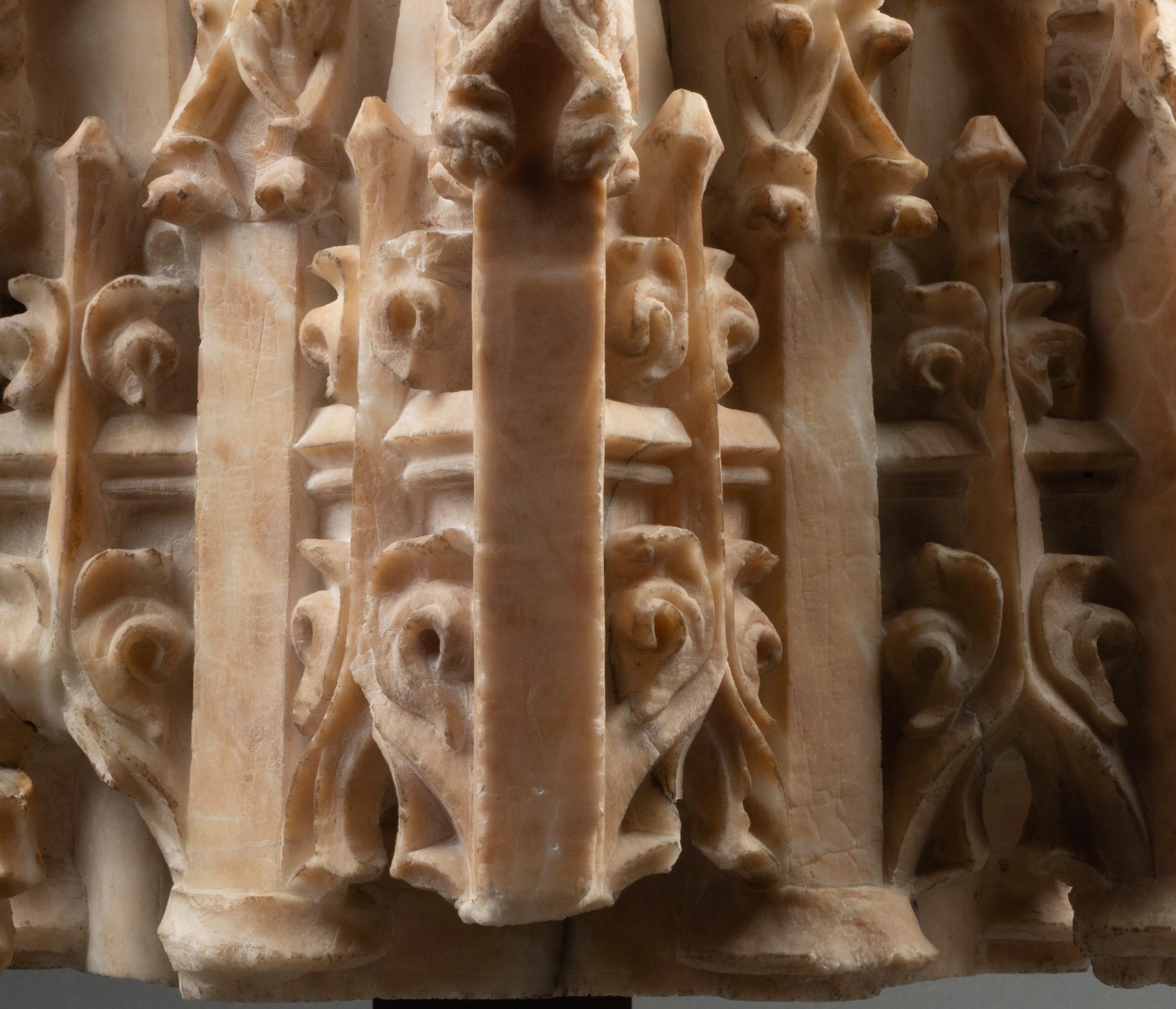 Carved Gothic Canopy, France, 15th Century For Sale