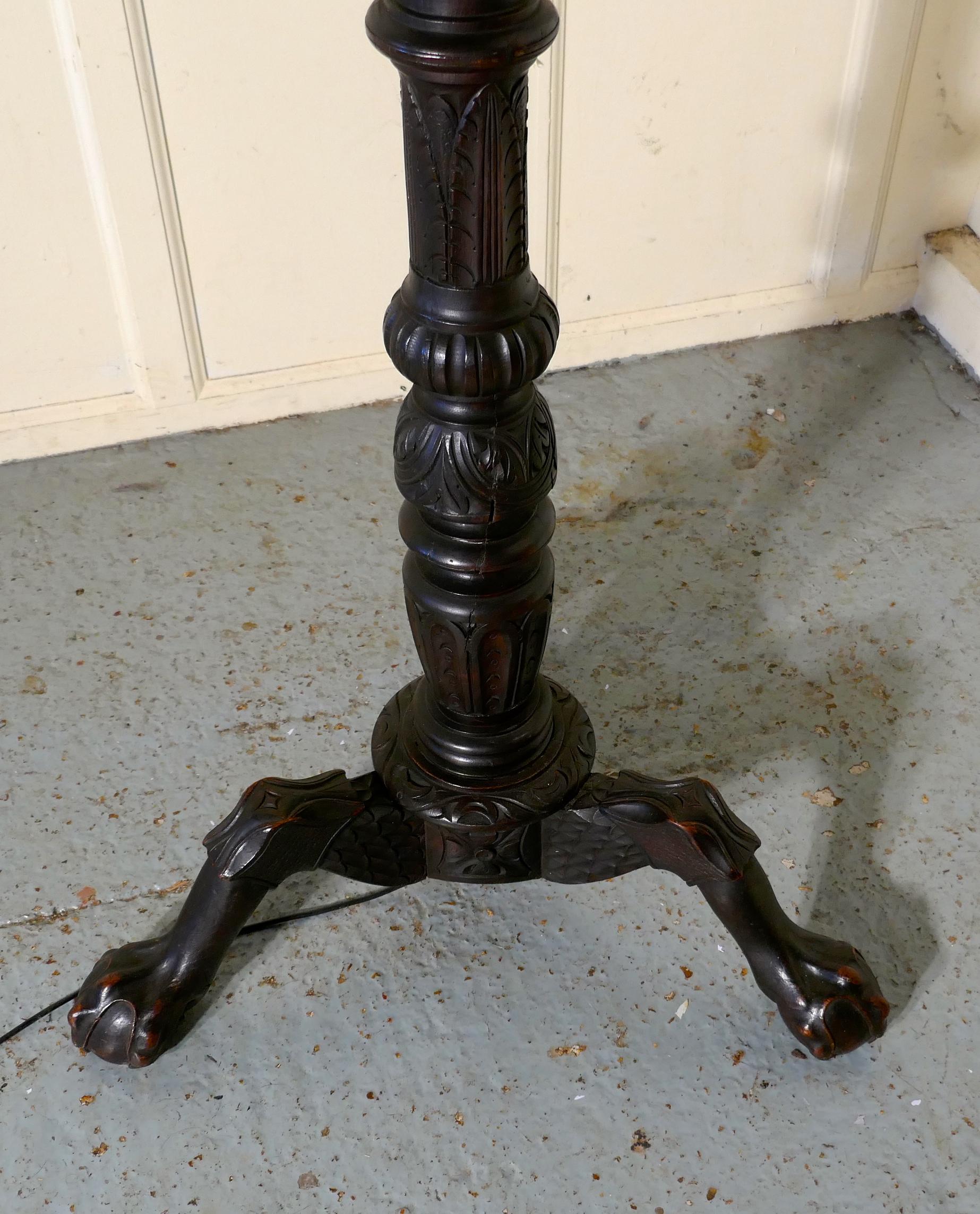 gothic standing lamp