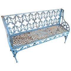 Gothic Cast Iron Garden Bench