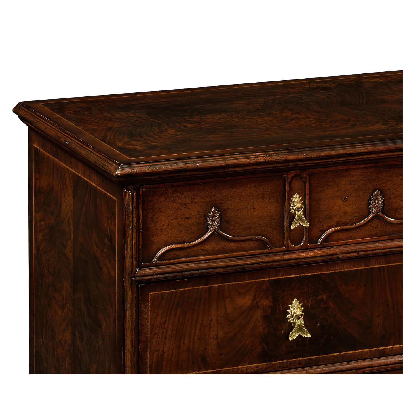 European Gothic Chippendale Chest of Drawers