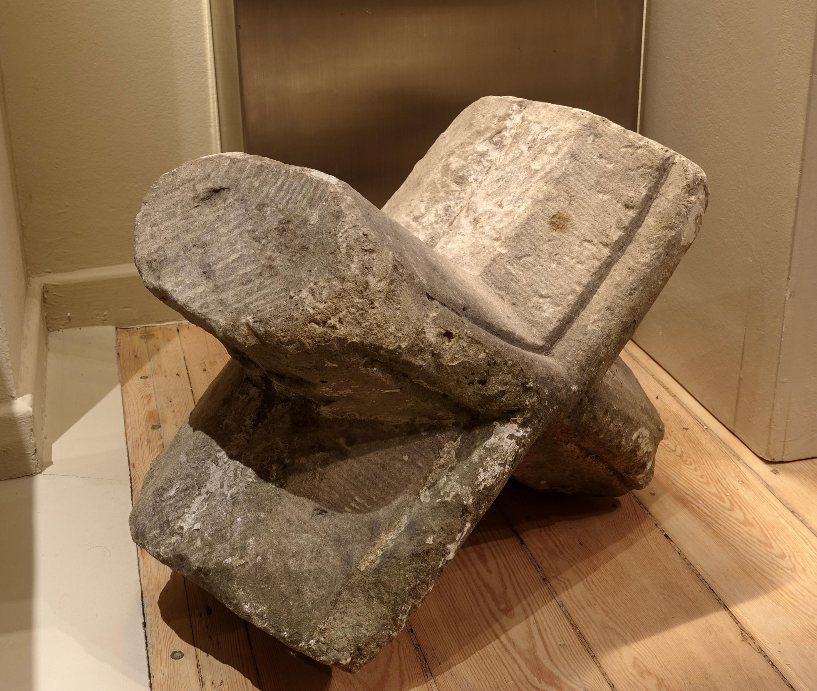 French Gothic Keystone - France, 14th century For Sale