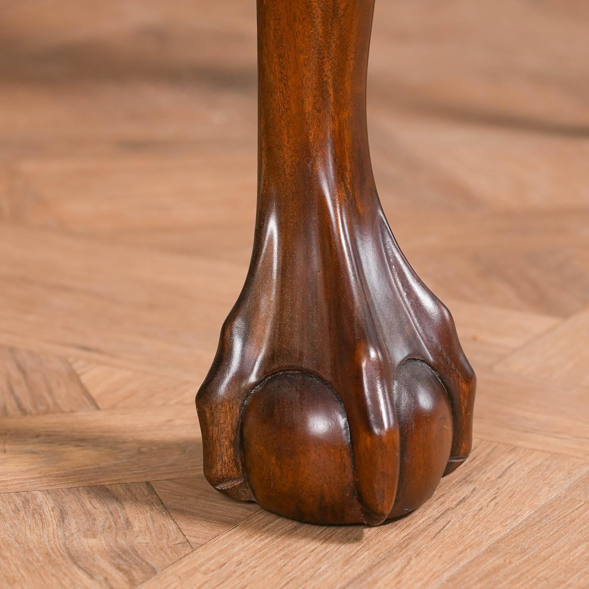 Sedie Chippendale gotiche in mogano, set di 10 pezzi in vendita 6