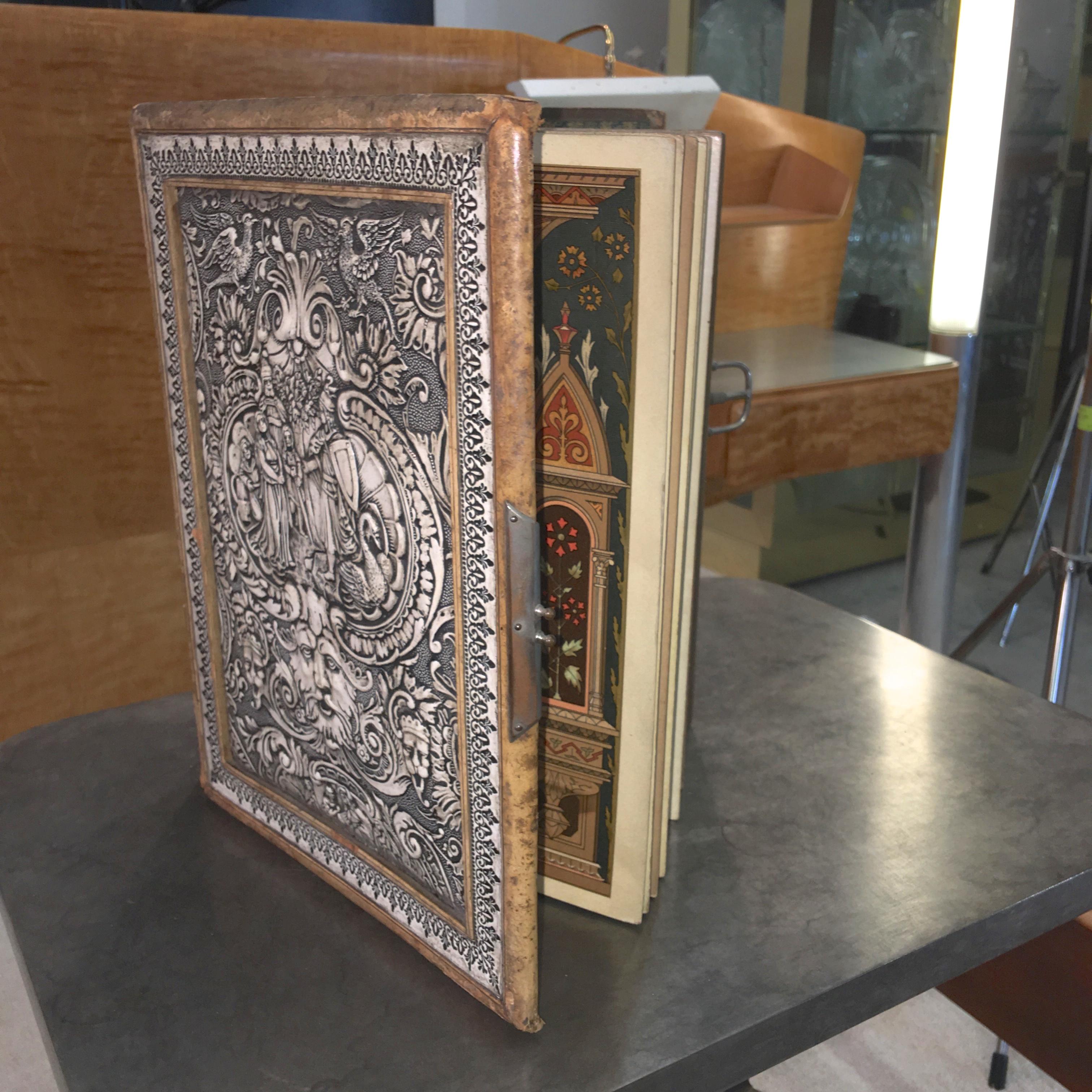 Gothic Ornamented Leather Bound Album for Photographs 3