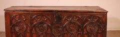 Gothic Period Oak Chest 15 Century