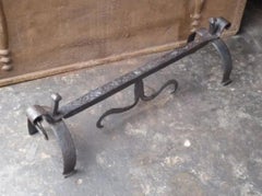 Gothic Rest for Fireplace Tools, 17th Century