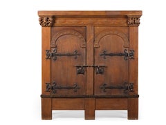 Gothic Revival Apothecary Cabinet