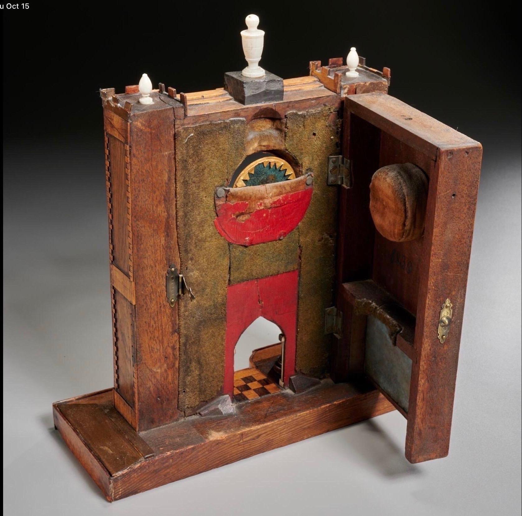 19th Century Gothic Revival Architectural Model for a Watchstand , English, circa 1830 For Sale