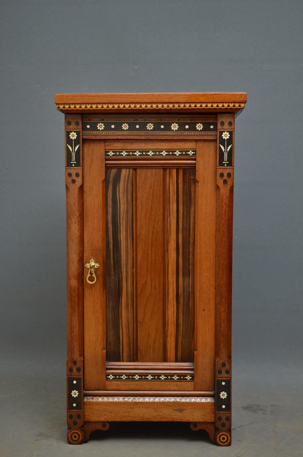 Late 19th Century Gothic Revival Bedside Cabinet