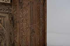 Gothic Revival Buffet in Carved Oak, France, Late 19th Century