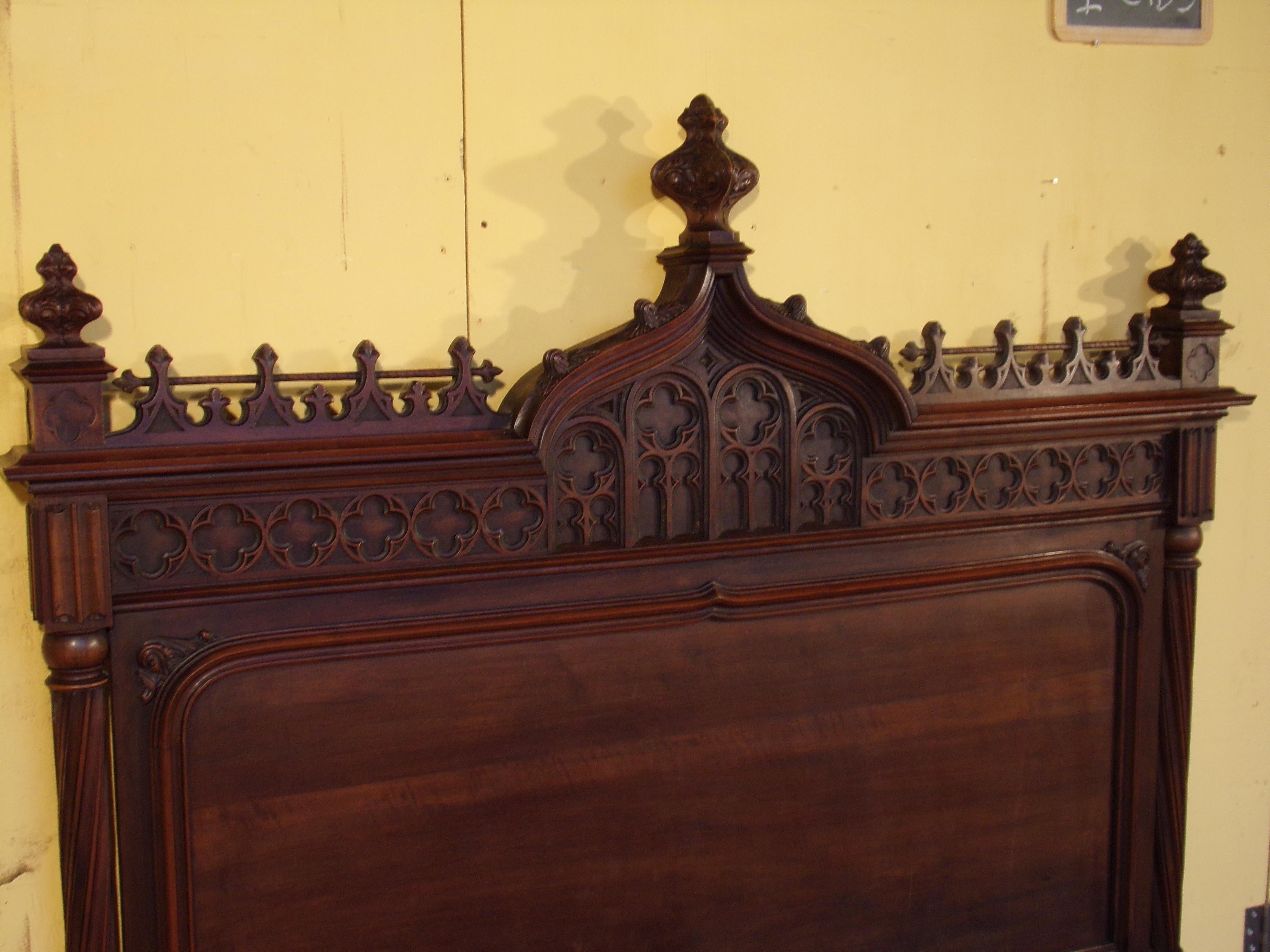 gothic revival bed