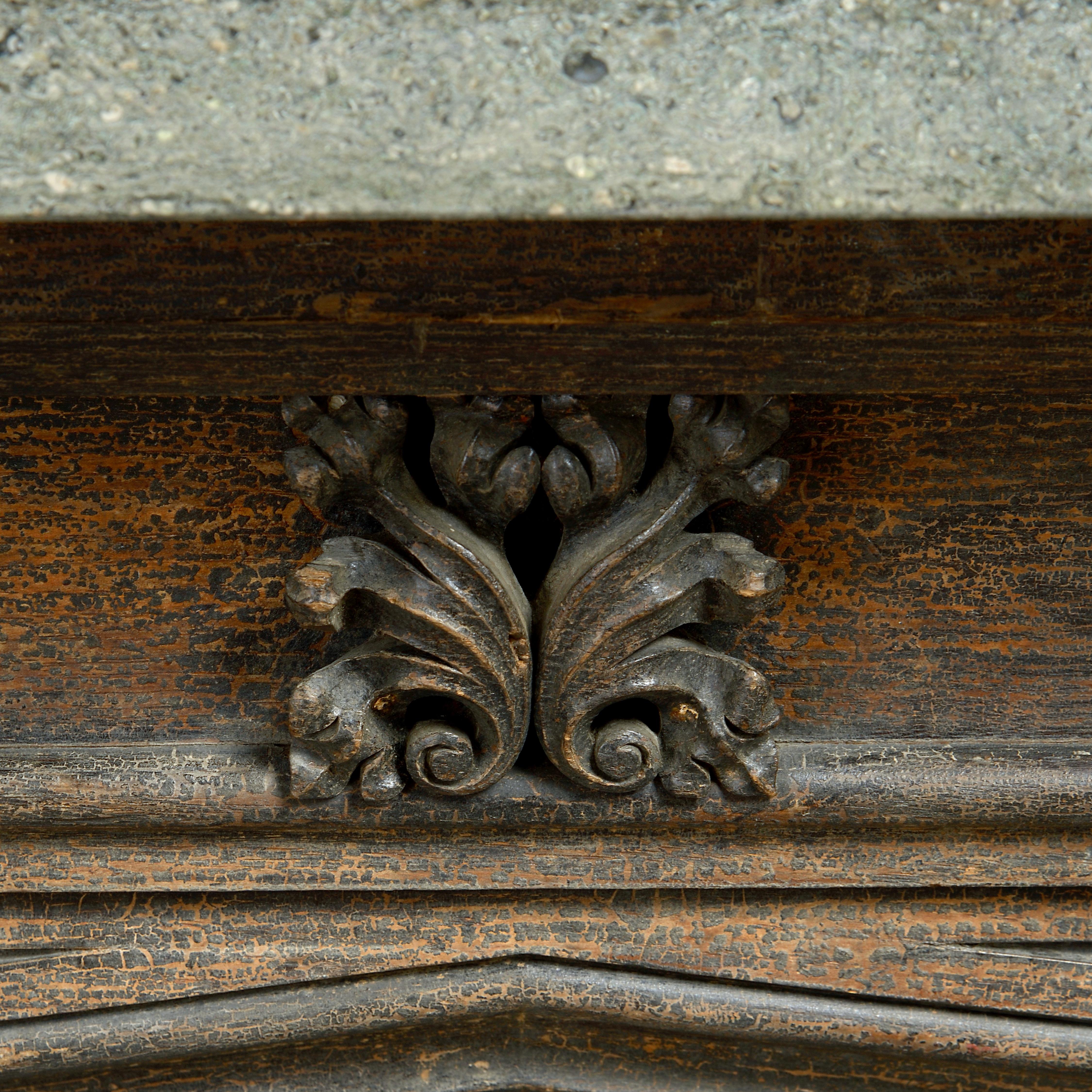 Gothic Revival Carved Oak Side Table Possibly Designed by A.W.N. Pugin For Sale 3
