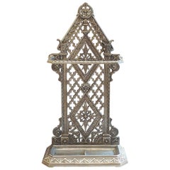 Gothic Revival Cast Iron Stick Stand