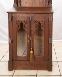 Gothic Revival Clergy Entrance Cabinet