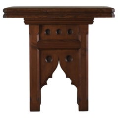 Gothic Revival Console in The Manner Of Edward Welby Pugin