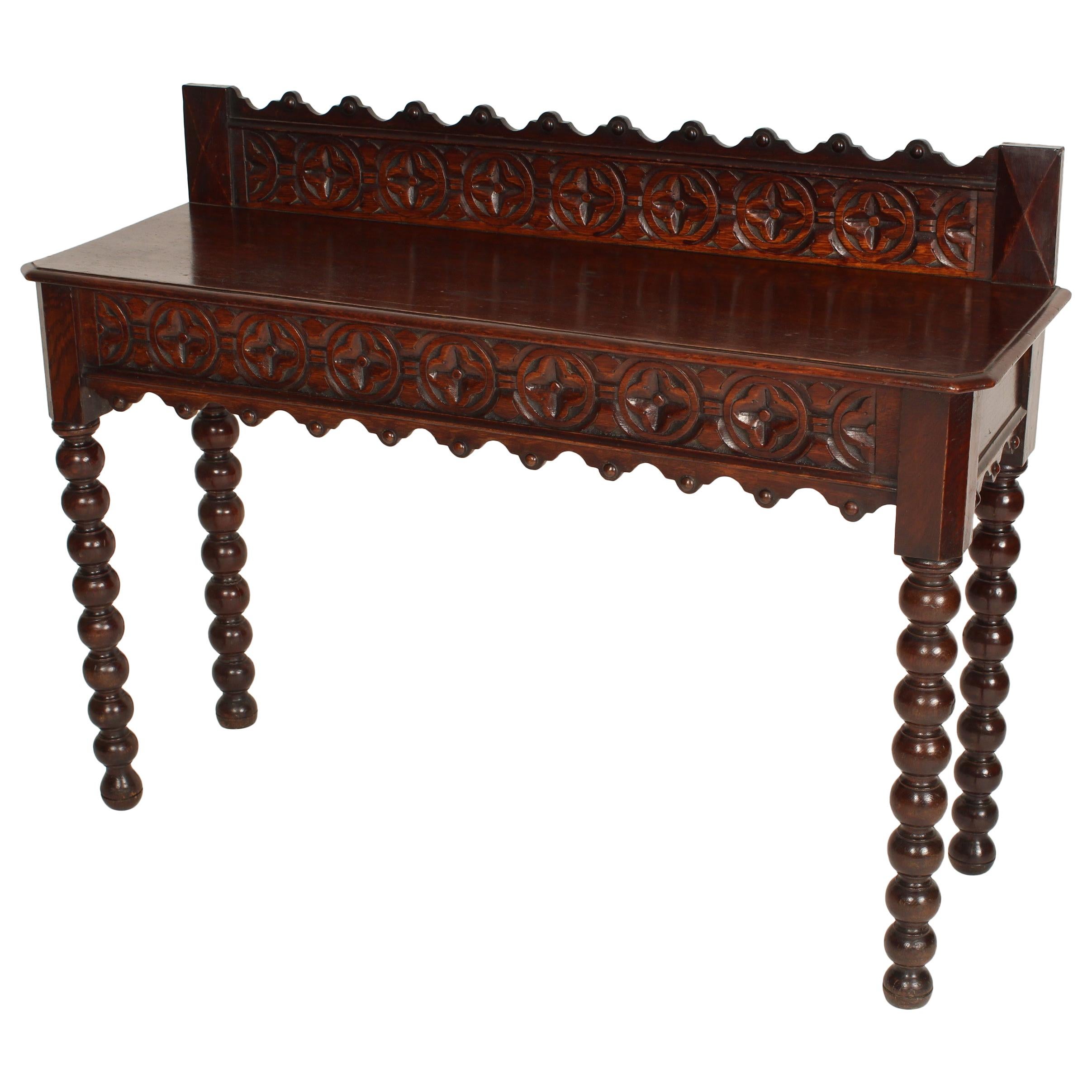Gothic Revival Console Table