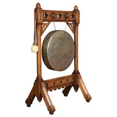 Antique Gothic Revival Dinner Gong