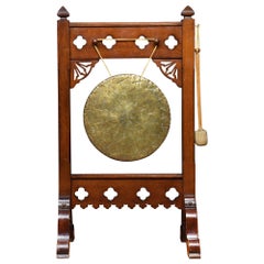 Antique Gothic Revival Dinner Gong