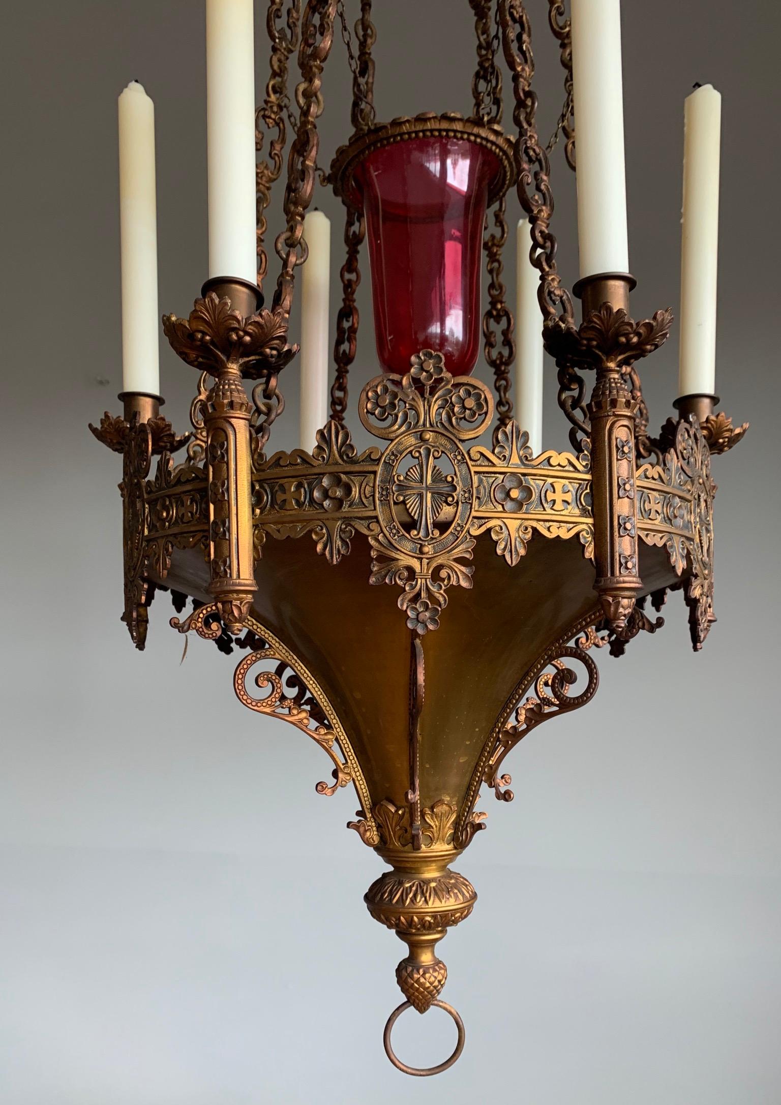 gothic candle chandelier