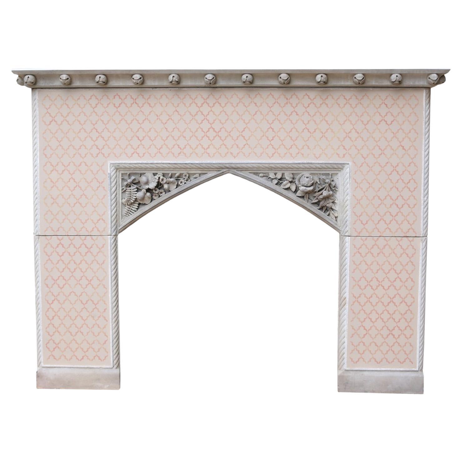 Gothic Revival Fire Surround