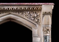 Gothic Revival Fireplace by E Pugin