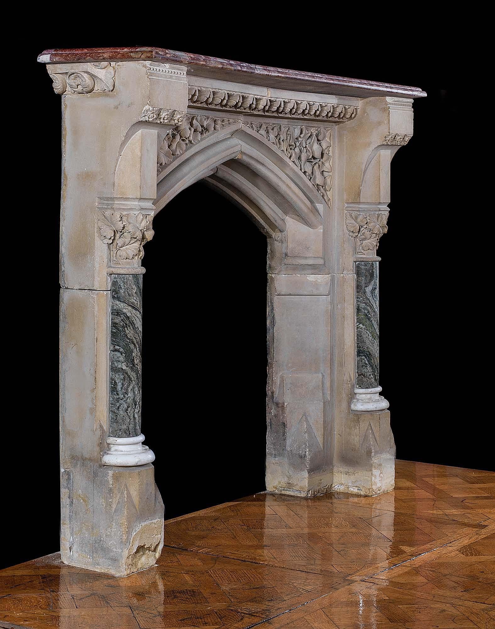 gothic fireplace surround