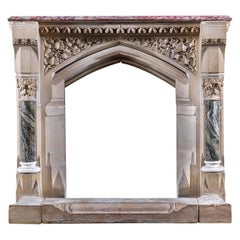 Gothic Revival Fireplace by E Pugin