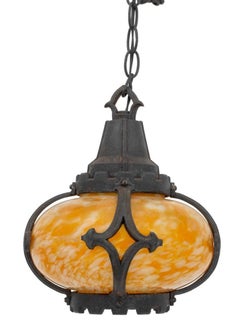 Faroles de salón de hierro fundido de estilo gótico, 2